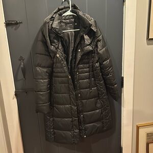 Tahari hooded parka